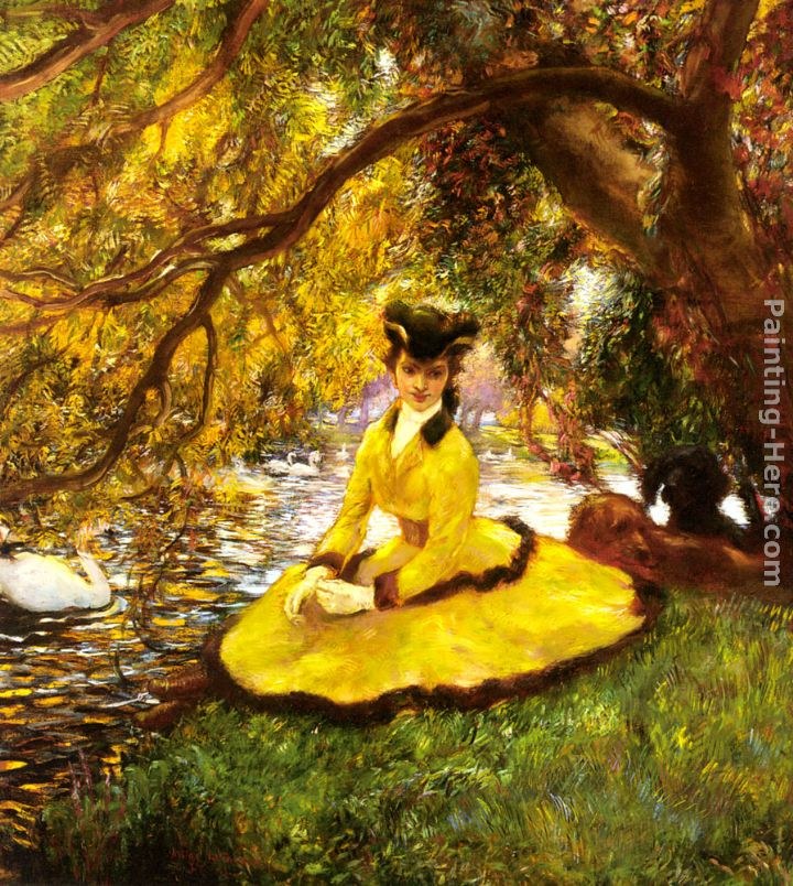 Gaston La Touche At the Riverbank
